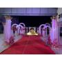 Wedding party event decorations backdrop stand round ceiling hanging Roma Pvc flower arch Wedding party event decorations backdrop stand round ceiling hanging Roma Pvc flower arch