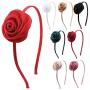 Women fashion hair accessories silk velvet rose flower headbands Women fashion hair accessories silk velvet rose flower headbands