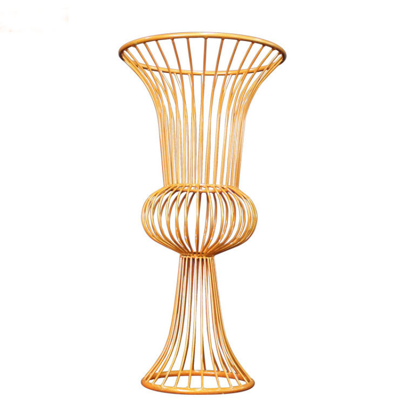 custom Gold metal Road Lead Wedding Centerpiece Decoration metal flower stand custom Gold metal Road Lead Wedding Centerpiece Decoration metal flower stand