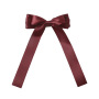 Wholesale Three-layer Satin Fabric Satin Double-sided Spring Clips Long Ribbon Bow Hair Clip