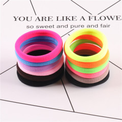 factory directly sells 5.5cm large korean Seamless rubber high elastic hair band for girls
