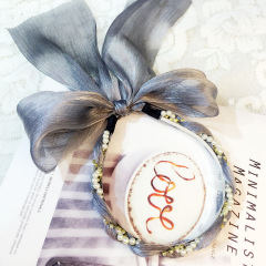 Print strip Cloth Wrapped Bowknot wedding headwear hair Accessories women