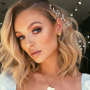 New women accessories single letter diamond hair pins with words crystal rhinestone hair clip New women accessories single letter diamond hair pins with words crystal rhinestone hair clip