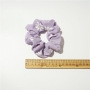 Wholesale Women Accessories Grape Purple Flower Pattern Chiffon Hair Scrunchies