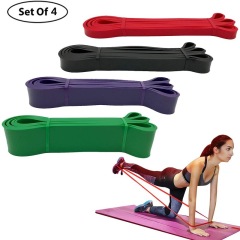 Custom printed logo natural latex pull up assist power resistance exercise bands Custom printed logo natural latex pull up assist power resistance exercise bands