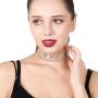 Fashion Punk Exaggeration Super Flash Night Club Rhinestone Letter HONEY Choker Necklace For Women Fashion Punk Exaggeration Super Flash Night Club Rhinestone Letter HONEY Choker Necklace For Women
