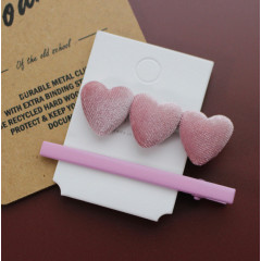 Victoria baroque vintage metal clip pearl hair accessories heart hair pins