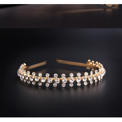 2020 Baroque Vintage Wedding Hairband Hair Accessories Wome Beaded Jewelled rhinestone Headband