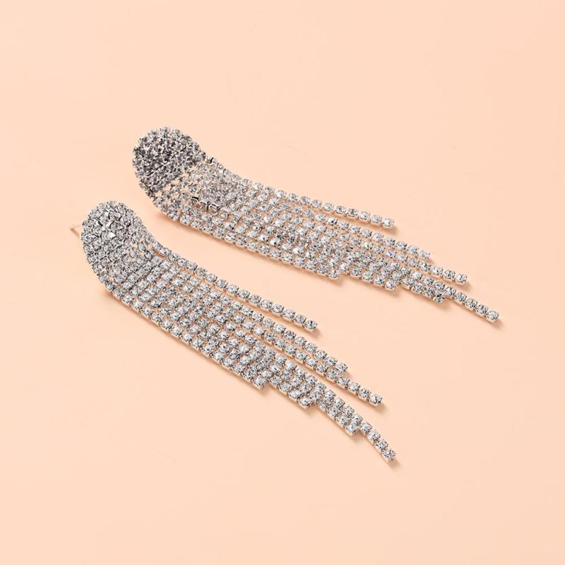 2019 Long chain tassel sand blasting Earring Classical Design Copper Alloy jewelry earring 2019 Long chain tassel sand blasting Earring Classical Design Copper Alloy jewelry earring