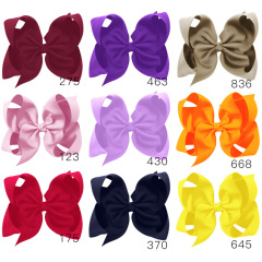 custom ins fashion fall jojo boutique babys kids girl 6 inch hair bows clips