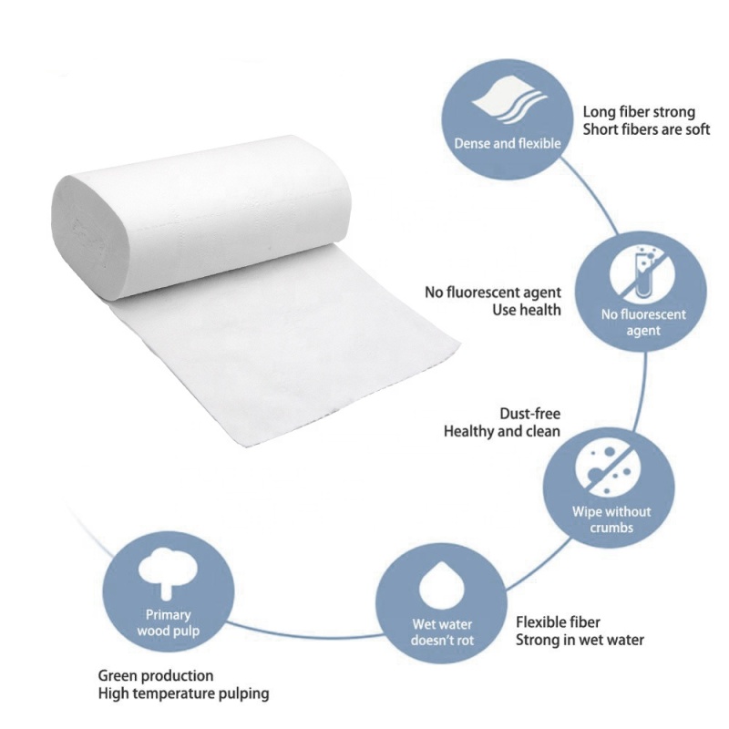 Wholesale 100% bamboo pulp Eco Friendly Toilet Cheap Paper For Bathroom