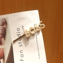 Ins pearl letter smiley love heaven hair barrettes pins with words for girls