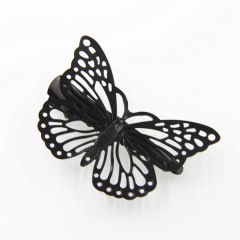 Victoria baroque wedding metal hair accessories pin ribbon bow butterfly  hair clip