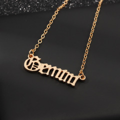 Fashion custom personalised women or men jewelry name word letter necklaces