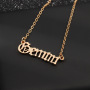Fashion custom personalised women or men jewelry name word letter necklaces Fashion custom personalised women or men jewelry name word letter necklaces