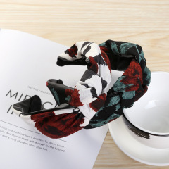 New Hawai Bohemia Hawaii Cross Knot Hair bands plaited print silk flower headband New Hawai Bohemia Hawaii Cross Knot Hair bands plaited print silk flower headband