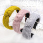 Wholesale Winter Fashion New Hair Accessories Knitting Fabric Knotted hairbands for women headband