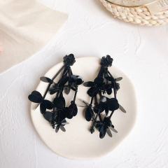 amazon ins Customized korean fashion trendy Valentines Gifts drop sequin Earrings for Women
