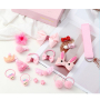 48pcs girls cartoon  bow hair clip hairpin hair band set with box