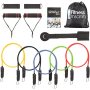 Hot selling Home Workouts Yoga Fitness Natural Latex 11 Pcs Resistance Band Hot selling Home Workouts Yoga Fitness Natural Latex 11 Pcs Resistance Band