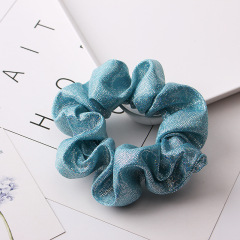 Glitter Bling Bling hair cord Accessories stain Elastic Scrunchy women hair bands