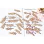 Sparkly Hair Accessories Rhinestone Letter Bobby Pin Word Crystal Hair pin Metal Hair Clips Sparkly Hair Accessories Rhinestone Letter Bobby Pin Word Crystal Hair pin Metal Hair Clips