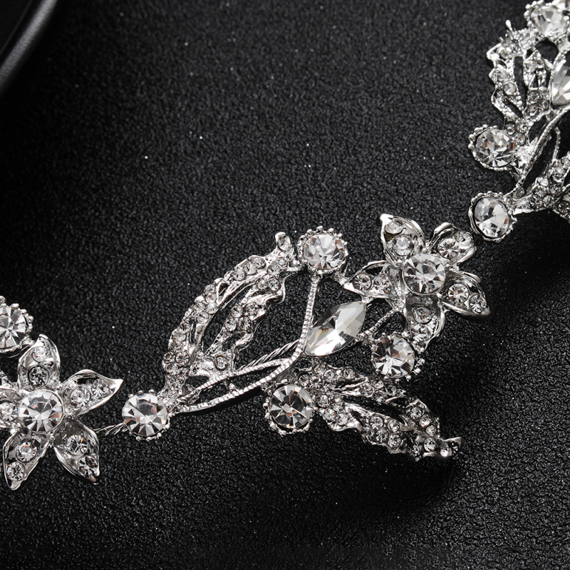 Handmade Tiaras Wedding Hair Accessories crystal flower bridal Headbands Handmade Tiaras Wedding Hair Accessories crystal flower bridal Headbands