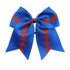 Swallowtail bow olive branch series large children's gold powder hair accessories fabric spiral custom elastic hair tie