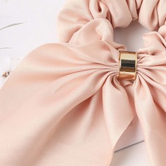 Bulk custom elastic pelo rabbit ear hair scrunchies for beautiful girls