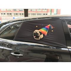 high quality safety peekapet peek a dog pet net car sunshade window sleeve cover