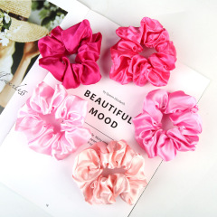 Custom Fashion Elastic Hair Band Wholesale Ladies Hair Ties Accessories Elastic fabric Hair Scrunchies