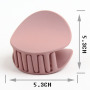 Amazon Hot Sale Frosted Acrylic Candy Color Round Shape Hair Claw for ladies Amazon Hot Sale Frosted Acrylic Candy Color Round Shape Hair Claw for ladies