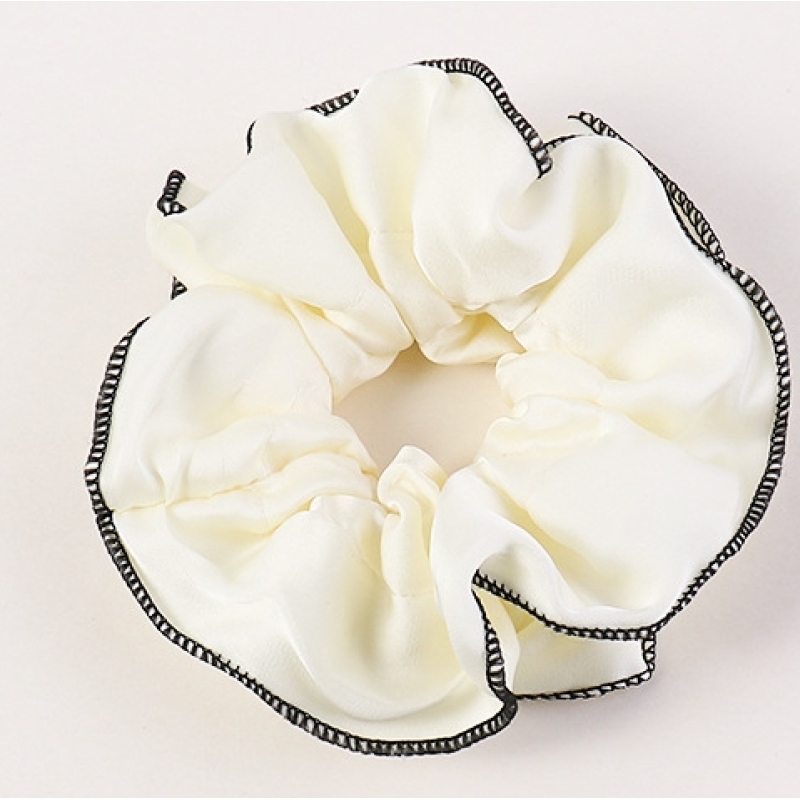 wholesale ins French vintage satin simple girls elastic scrunchies hair ties wholesale ins French vintage satin simple girls elastic scrunchies hair ties