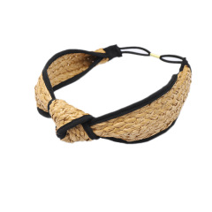 New Fashion Summer beach Woven Hair Band knot Headband Straw hairband