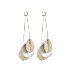 Baroque jewelry costume sea shell long simple earrings for women 2019 Baroque jewelry costume sea shell long simple earrings for women 2019
