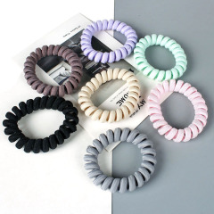 2020 Amazon hot sale new fashion girl elastic coil phone cord telephone wire line hair ties for woman 2020 Amazon hot sale new fashion girl elastic coil phone cord telephone wire line hair ties for woman
