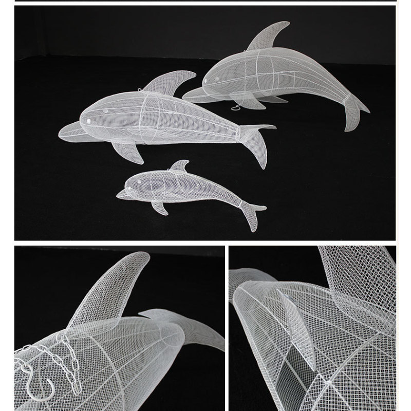 many designs metal iron ceiling hanging dolphin party ceiling decoration for wedding