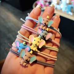 Korean cute cartoon elephant rope girl hair accessories hair ornament bulk hair ties Korean cute cartoon elephant rope girl hair accessories hair ornament bulk hair ties