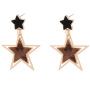 Winter fashion women geometric leopard earring accessories star plush earrings Winter fashion women geometric leopard earring accessories star plush earrings