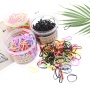 Wholesale hair accessories children's elastic hiar tie girls baby small rubber hair tie for kid Wholesale hair accessories children's elastic hiar tie girls baby small rubber hair tie for kid