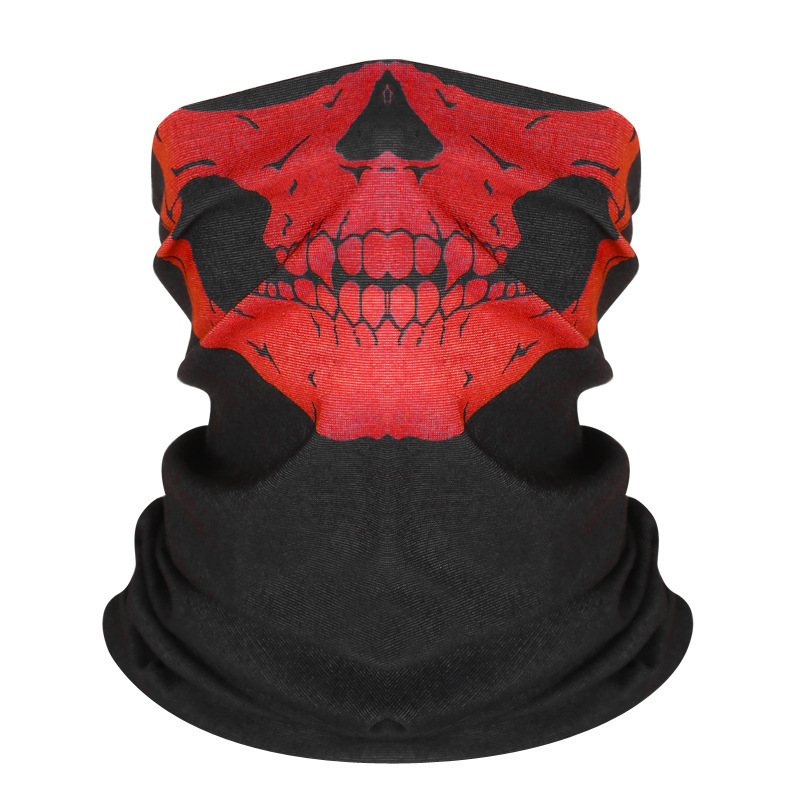 Promotional Headscarf Windproof Seamless Multi functional Magic Prop Skull Bandana