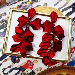 2020 custom fashion fancy girls women red jewelry long tassel for women
