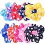 Wholesale Dot Print Satin Fabric Colorful Hair Elastic Band Accessories Hair Scrunchies Wholesale Dot Print Satin Fabric Colorful Hair Elastic Band Accessories Hair Scrunchies