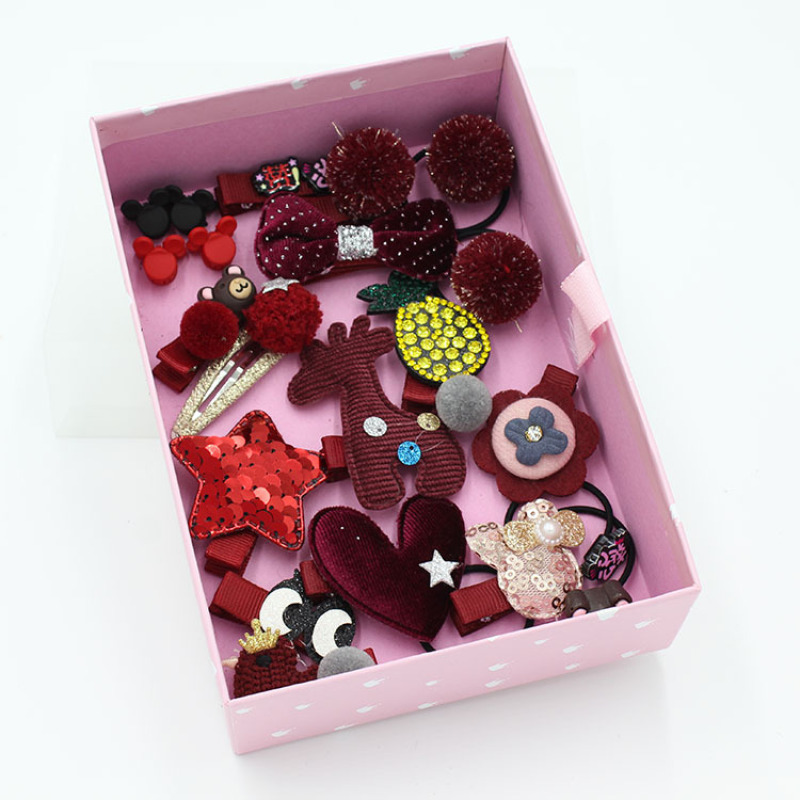 Hot baby girls hair band hair clip hair accessories newborn gift box Hot baby girls hair band hair clip hair accessories newborn gift box