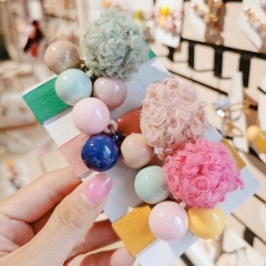 New korea ins autumn and winter elastic hair ropes elastic rubber hair tie pvc New korea ins autumn and winter elastic hair ropes elastic rubber hair tie pvc