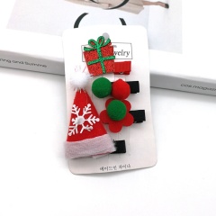 Children's christmas baby hairpin little girls princess clip middle east headwear