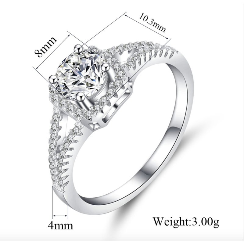Fashion jewelry accessories silver wholesale engagement wedding glowing ring Fashion jewelry accessories silver wholesale engagement wedding glowing ring