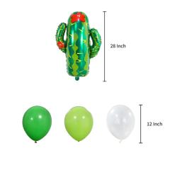 Party Balloon Cactus Cake Toppers Banner Summer Party Suppliers Decorations