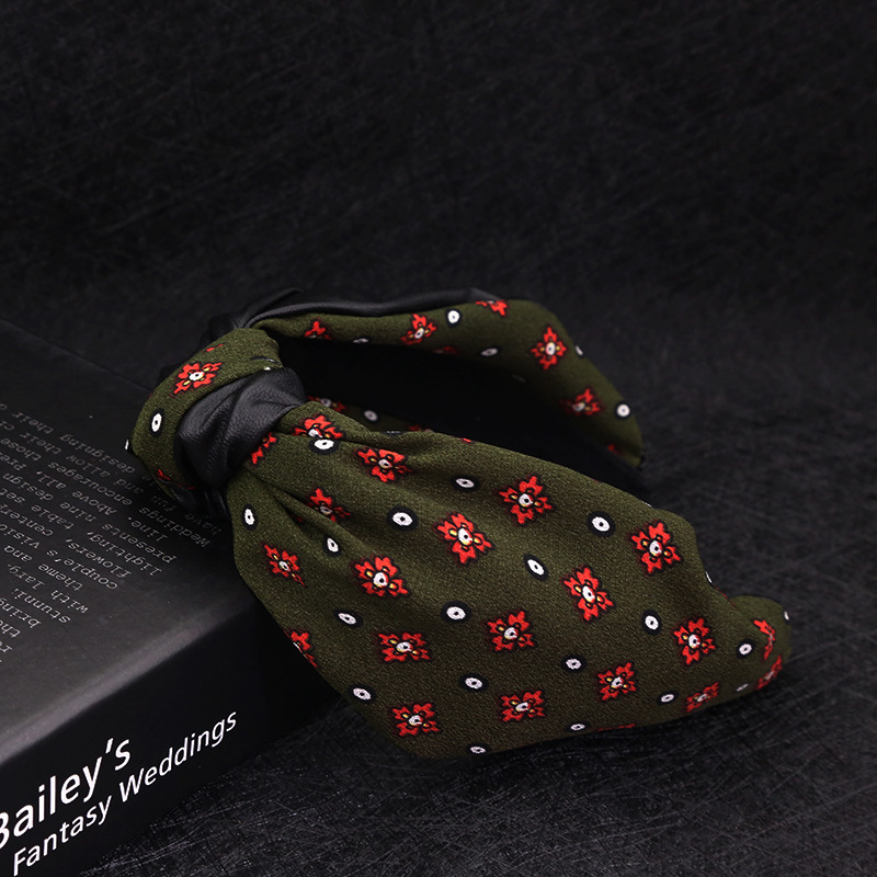Women's Hair Accessories headband black Cross Knot rose flower hairband
