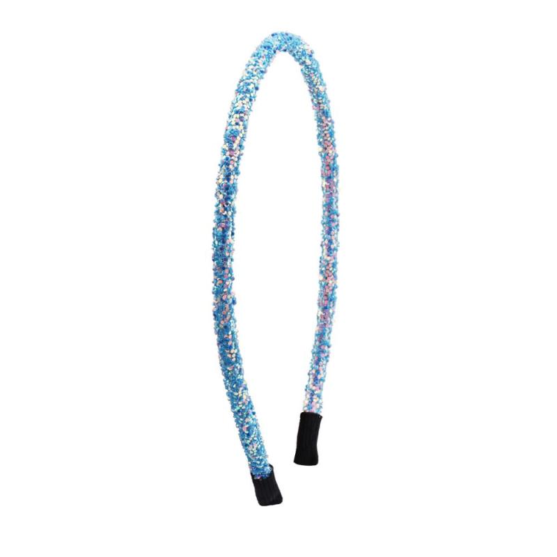 Cheap colorful simple polyester glitter bling Hairbands headbands Cheap colorful simple polyester glitter bling Hairbands headbands